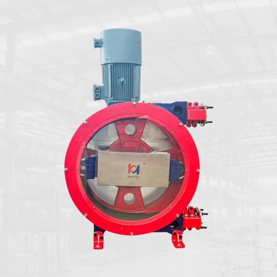 Paper and pulp peristaltic hose pump